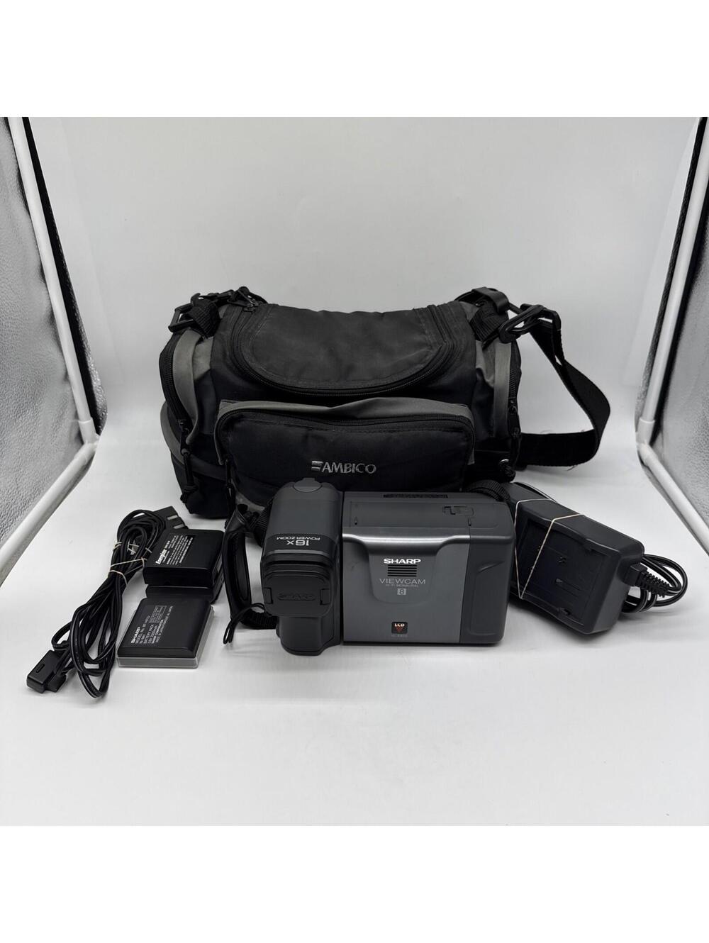 Sharp VL-E600 VL-E600U 8mm Video8 Camcorder VCR Player Camera Video Tested